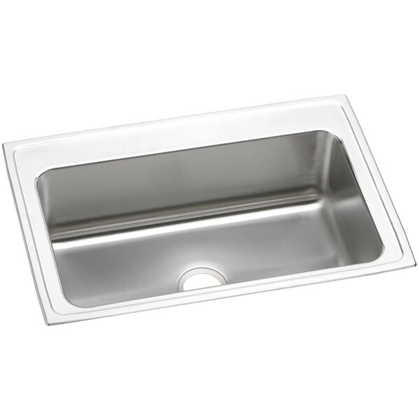 Gourmet Stainless Steel 33 X 22 X 10-1/8 Single Bowl Top Mount Sink